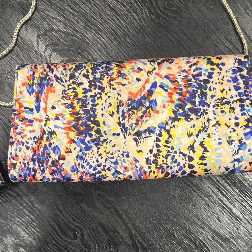 Lk Bennett Multicolor Patterned Clutch - image 3